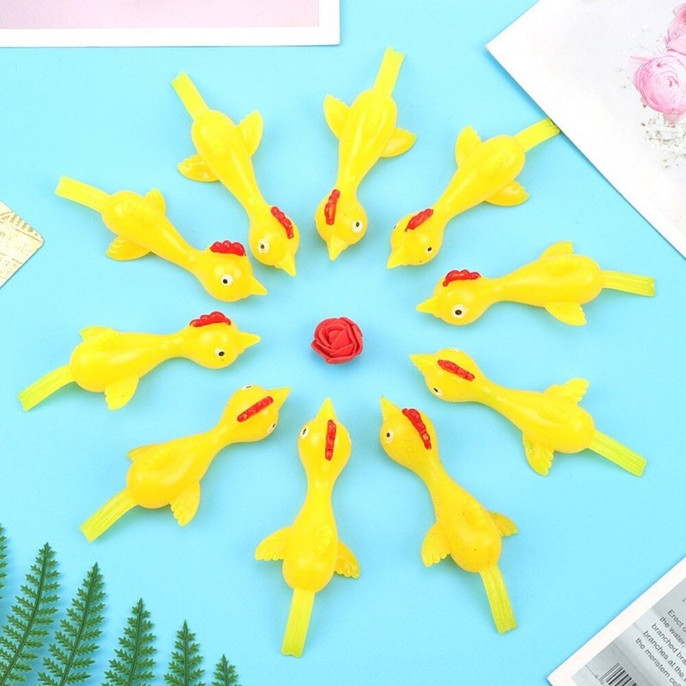 12 Pcs Catapult Turkey Tricky Fun Toy