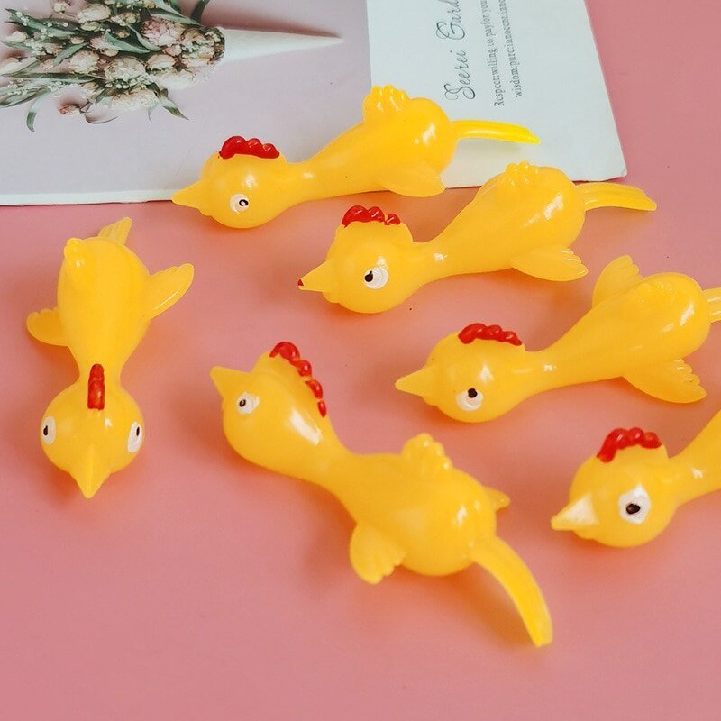 12 Pcs Catapult Turkey Tricky Fun Toy