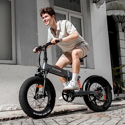 5TH WHEEL Thunder 1FT Electric Bike for Adults, 500W Motor Commuting Electric Bike