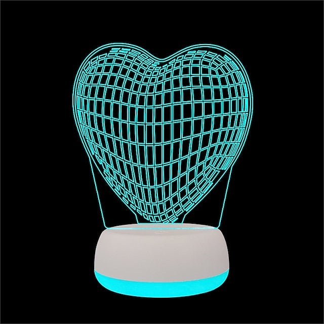 3D LED Light Heart - Valentine's Day Gift