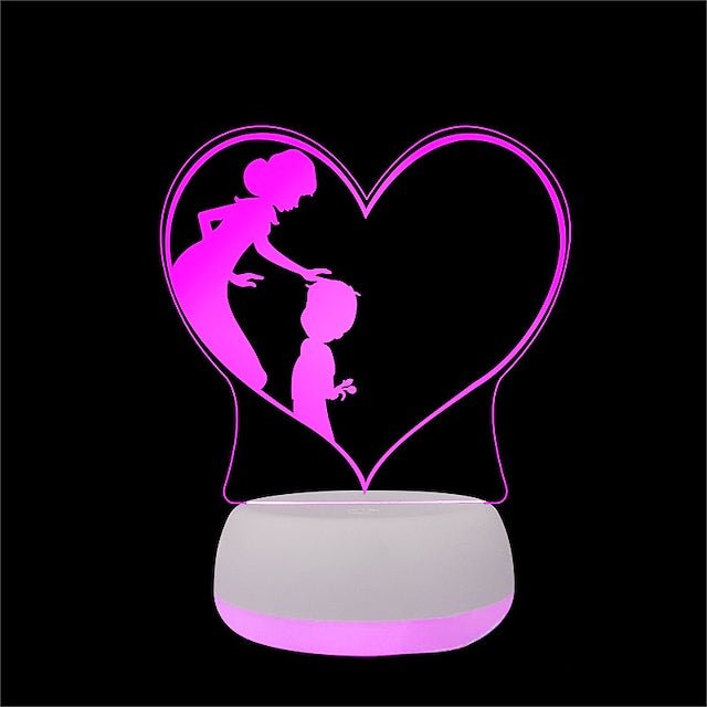 3D LED Light Heart - Valentine's Day Gift