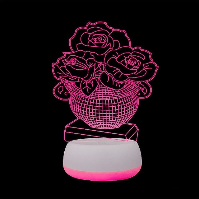 3D LED Light Heart - Valentine's Day Gift