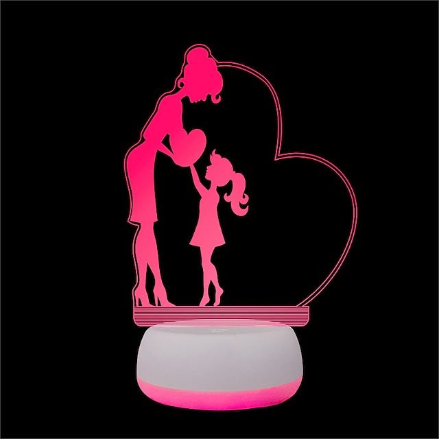 3D LED Light Heart - Valentine's Day Gift