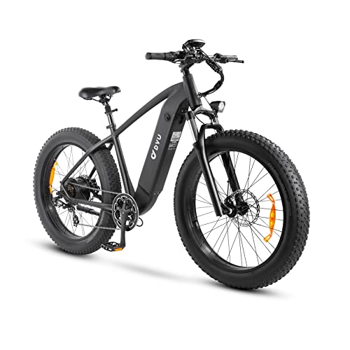DYU Electric Bike for Adult Up to 80 Miles Long Range Mountain E-Bike, 750W 26" Fat Tire