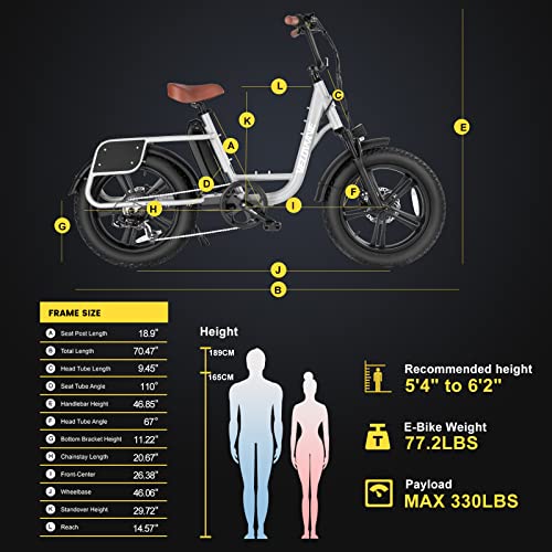 VELOWAVE Prado S Electric Bike for Adults 750W BAFANG Motor