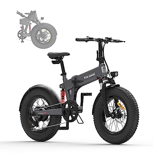 5TH WHEEL Thunder 1FT Electric Bike for Adults, 500W Motor Commuting Electric Bike