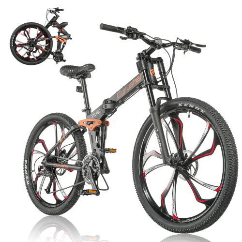 Cyrusher FR100 Moutain Bike 27.5'' All-Terrain Bike for Adults 27-Speed Full Suspension