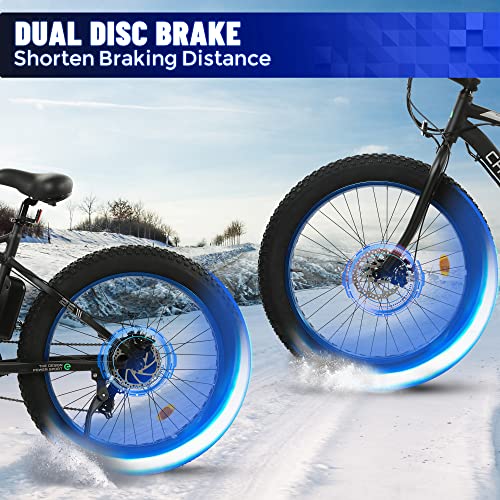 ECOTRIC Cheetah Electric Bike 26" X 4" Fat Tire Bicycle 500W 36V 12.5AH Battery