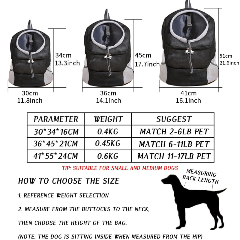 2023 New Dog Backpack