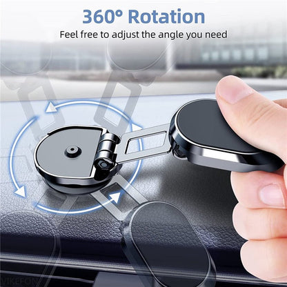 Alloy Folding Magnetic Car Phone Holder