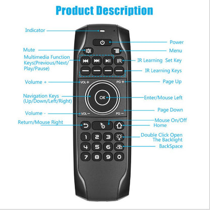 Bluetooth Wireless Keyboard Cum Remote Control