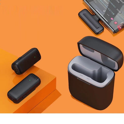 Wireless Lavalier Microphone With Charging Case