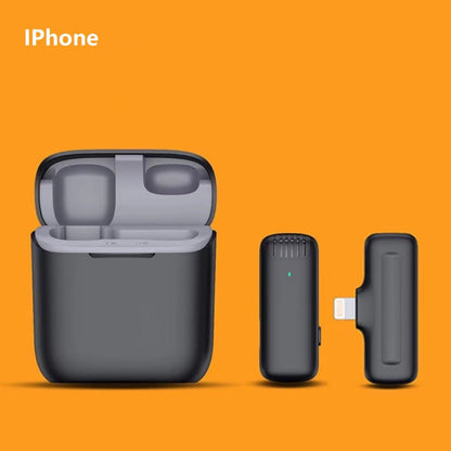 Wireless Lavalier Microphone With Charging Case