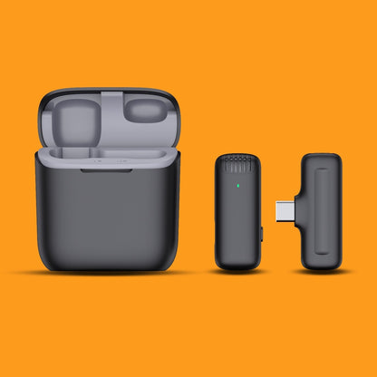 Wireless Lavalier Microphone With Charging Case