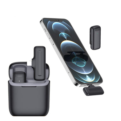 Wireless Lavalier Microphone With Charging Case